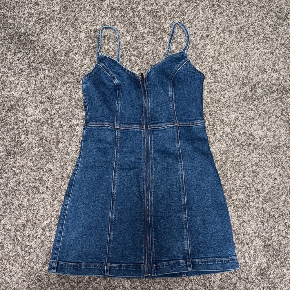 American Eagle Outfitters Mini Jean Dress - Picture 1 of 2